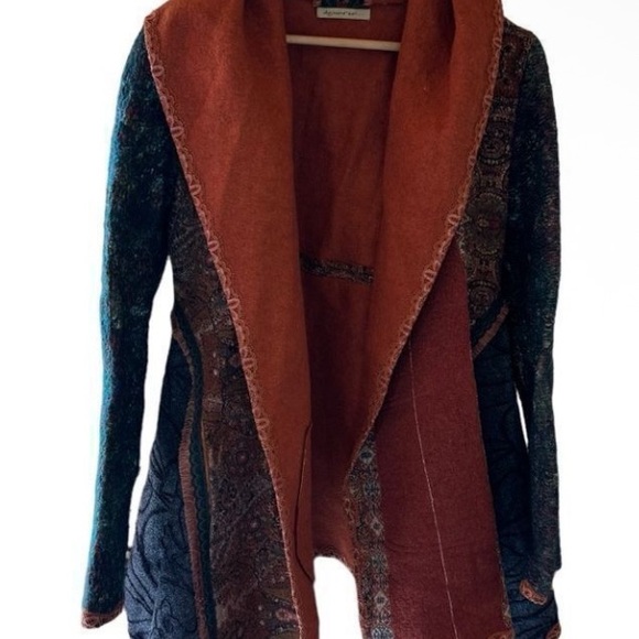 Aujourd' Hui. Multicolored Western Jacket. Large. - Picture 4 of 11